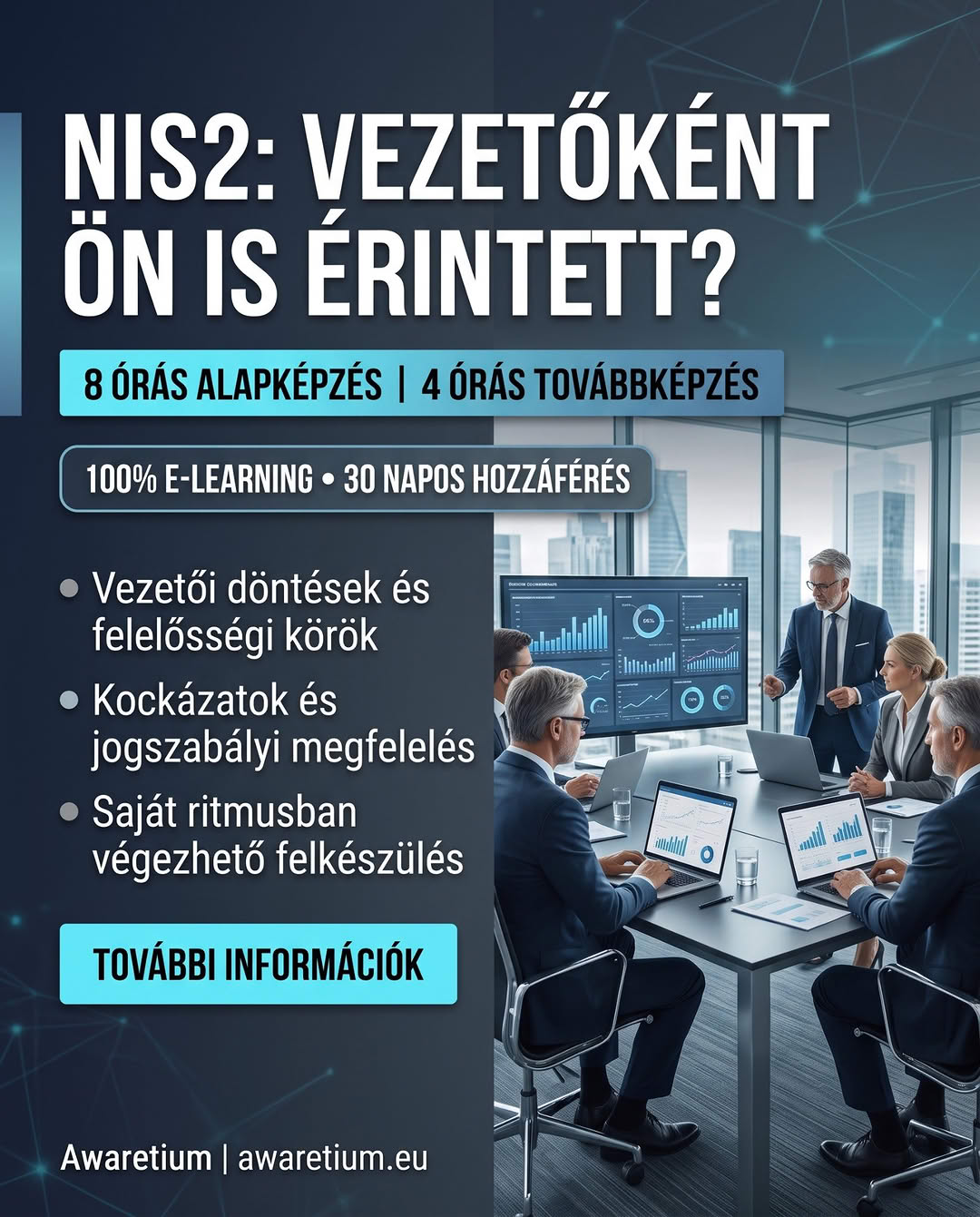 NIS2 vezetői e-learning képzés