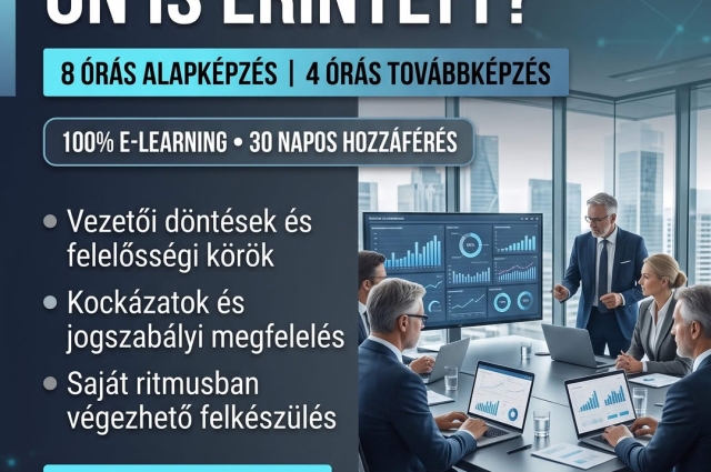 Nis2 vezetői és IBF E-learning képzéseink a vonatkozó jogszabályi megfelelés érdekében!